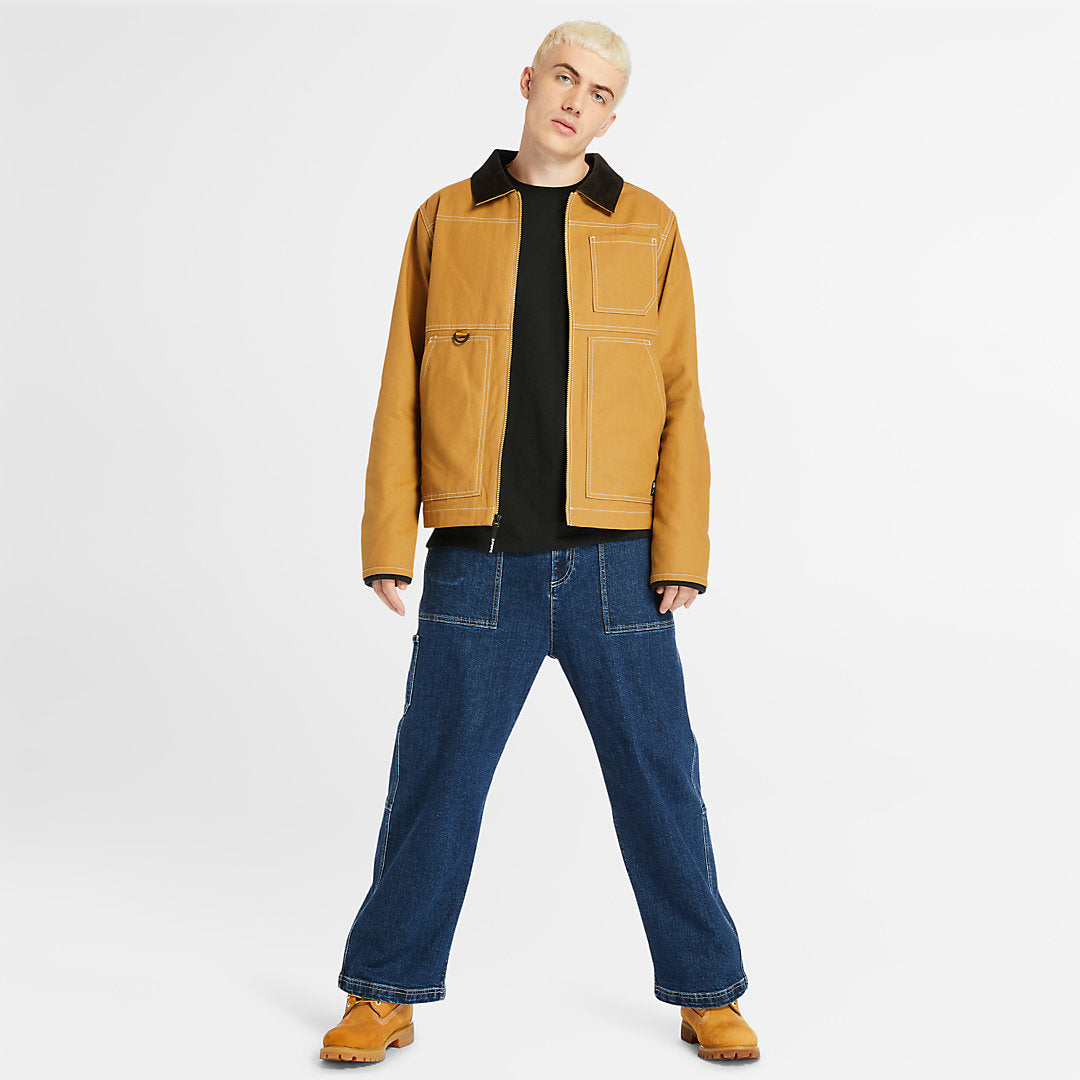 Mens Timberland Chore Jacket for Men in Yellow