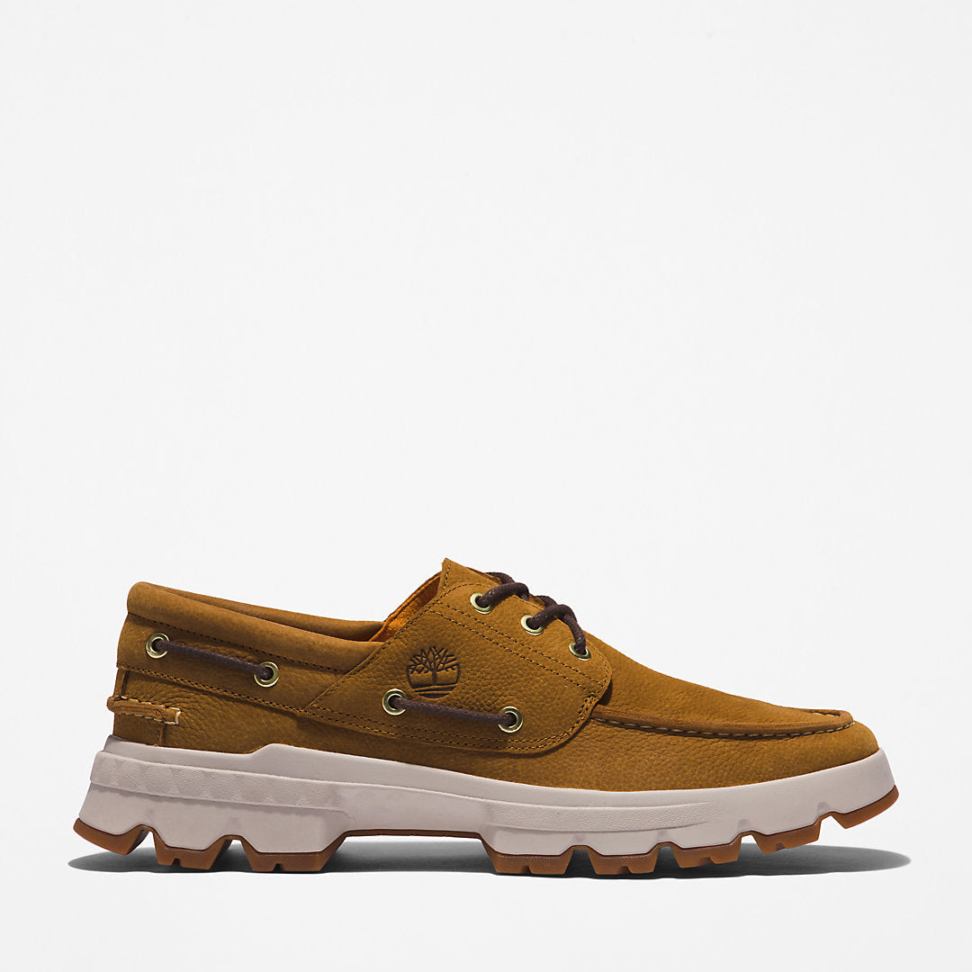 Mens Timberland GreenStride™ TBL® Originals EK+ Moc-toe Boat Shoe for Men in Yellow
