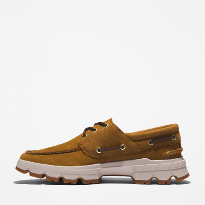 Mens Timberland GreenStride™ TBL® Originals EK+ Moc-toe Boat Shoe for Men in Yellow