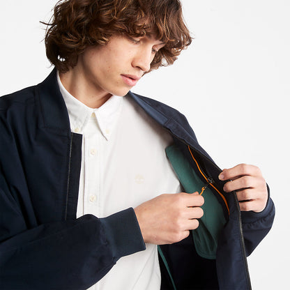 Mens Timberland Outdoor Heritage Bomber Jacket for Men in Navy