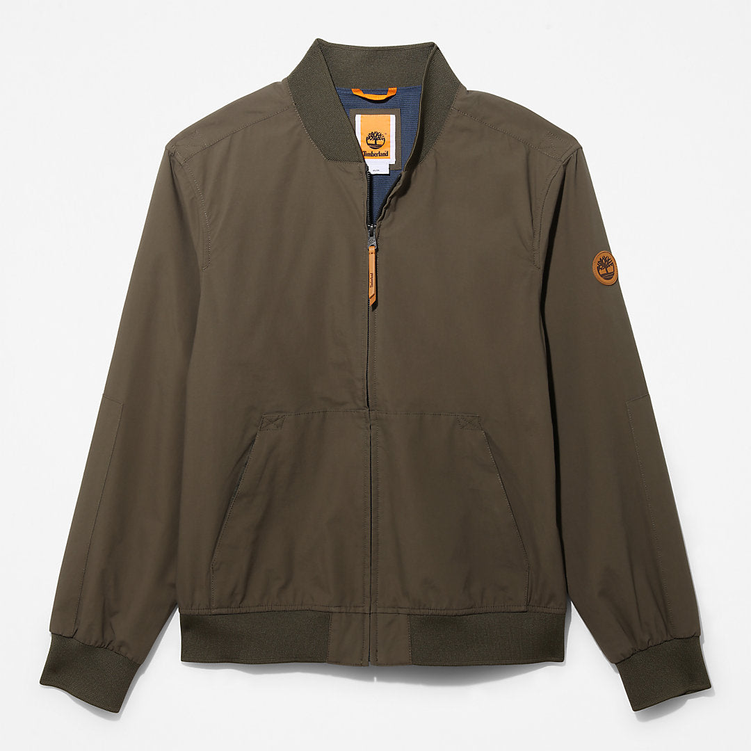 Mens Timberland Outdoor Heritage Bomber Jacket for Men in Dark Green