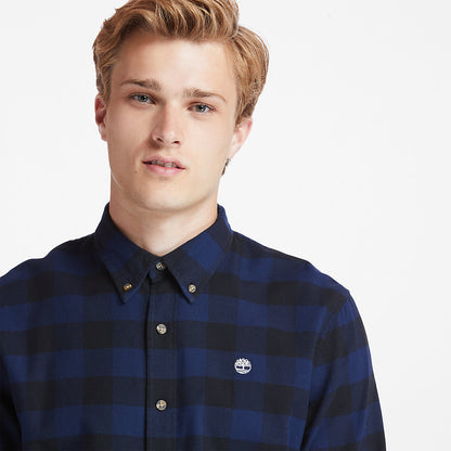 Mens Timberland Mascoma River Check Shirt for Men in Navy
