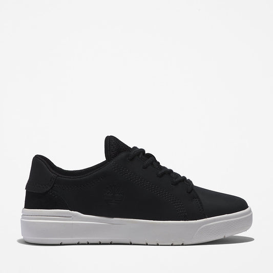 Kids Timberland Seneca Bay Leather Trainer for Kids in Black