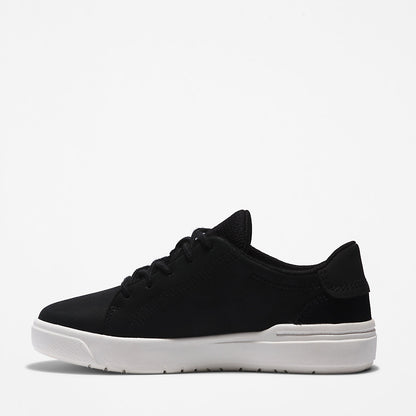 Kids Timberland Seneca Bay Leather Trainer for Kids in Black