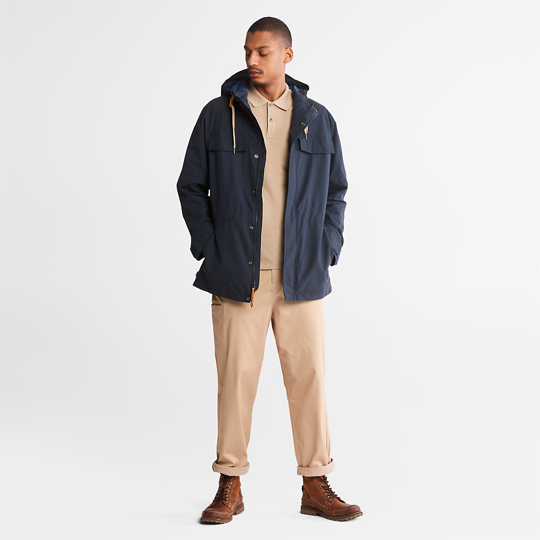 Mens Timberland Outdoor Heritage Field Parka for Men in Navy
