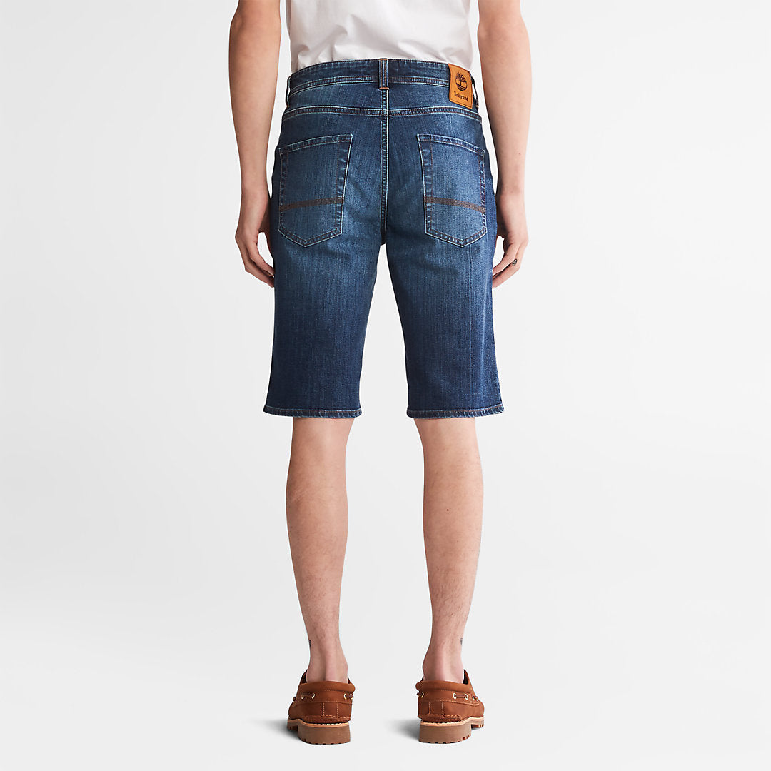 Mens Timberland Canobie Lake Denim Shorts for Men in Indigo