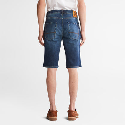 Mens Timberland Canobie Lake Denim Shorts for Men in Indigo