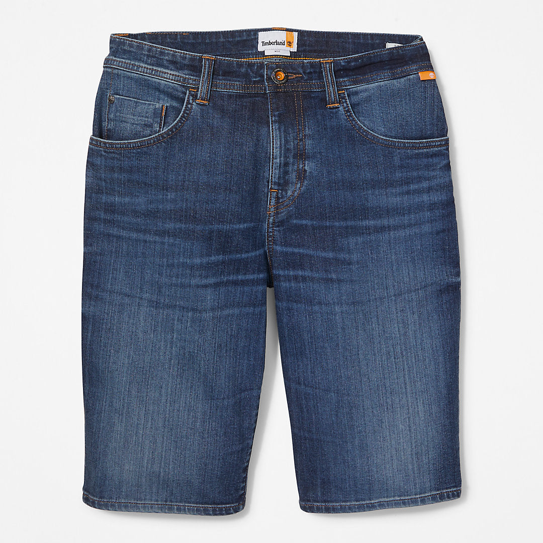 Mens Timberland Canobie Lake Denim Shorts for Men in Indigo