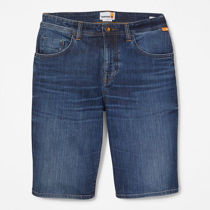 Mens Timberland Canobie Lake Denim Shorts for Men in Indigo