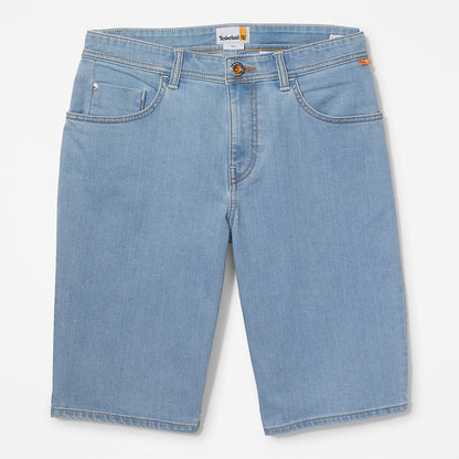 Mens Timberland Canobie Lake Denim Shorts for Men in Blue