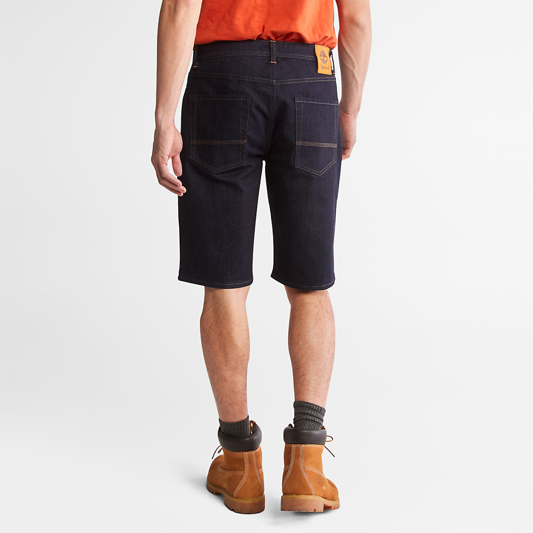 Mens Timberland Canobie Lake Denim Shorts for Men in Indigo