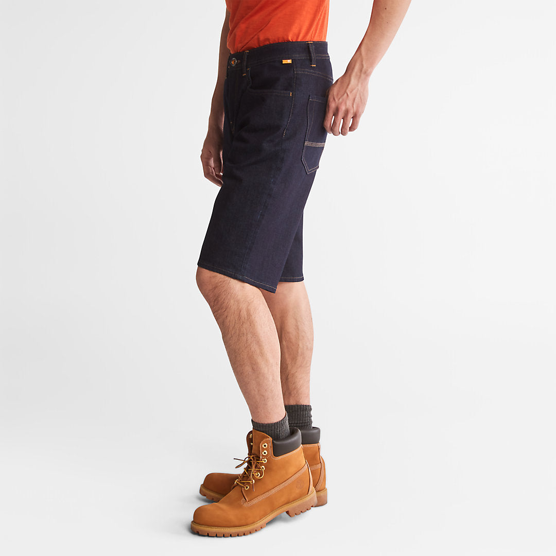Mens Timberland Canobie Lake Denim Shorts for Men in Indigo