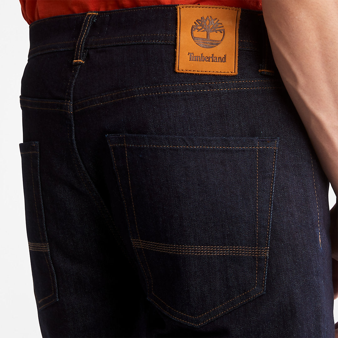 Mens Timberland Canobie Lake Denim Shorts for Men in Indigo