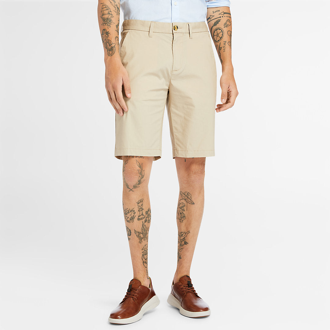 Mens Timberland Squam Lake Lightweight Shorts for Men in Beige