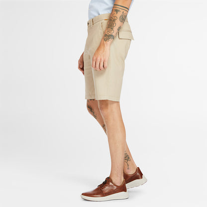 Mens Timberland Squam Lake Lightweight Shorts for Men in Beige