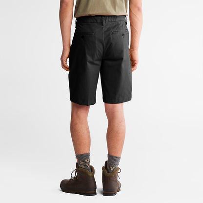Mens Timberland Squam Lake Stretch Chino Shorts for Men in Black
