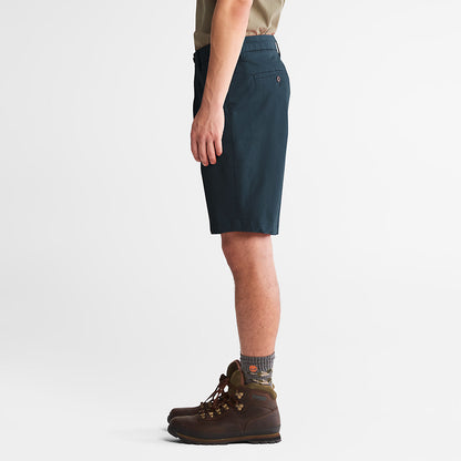 Mens Timberland Squam Lake Stretch Chino Shorts for Men in Dark Blue