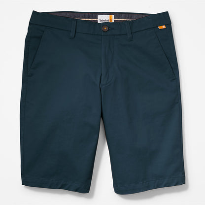 Mens Timberland Squam Lake Stretch Chino Shorts for Men in Dark Blue
