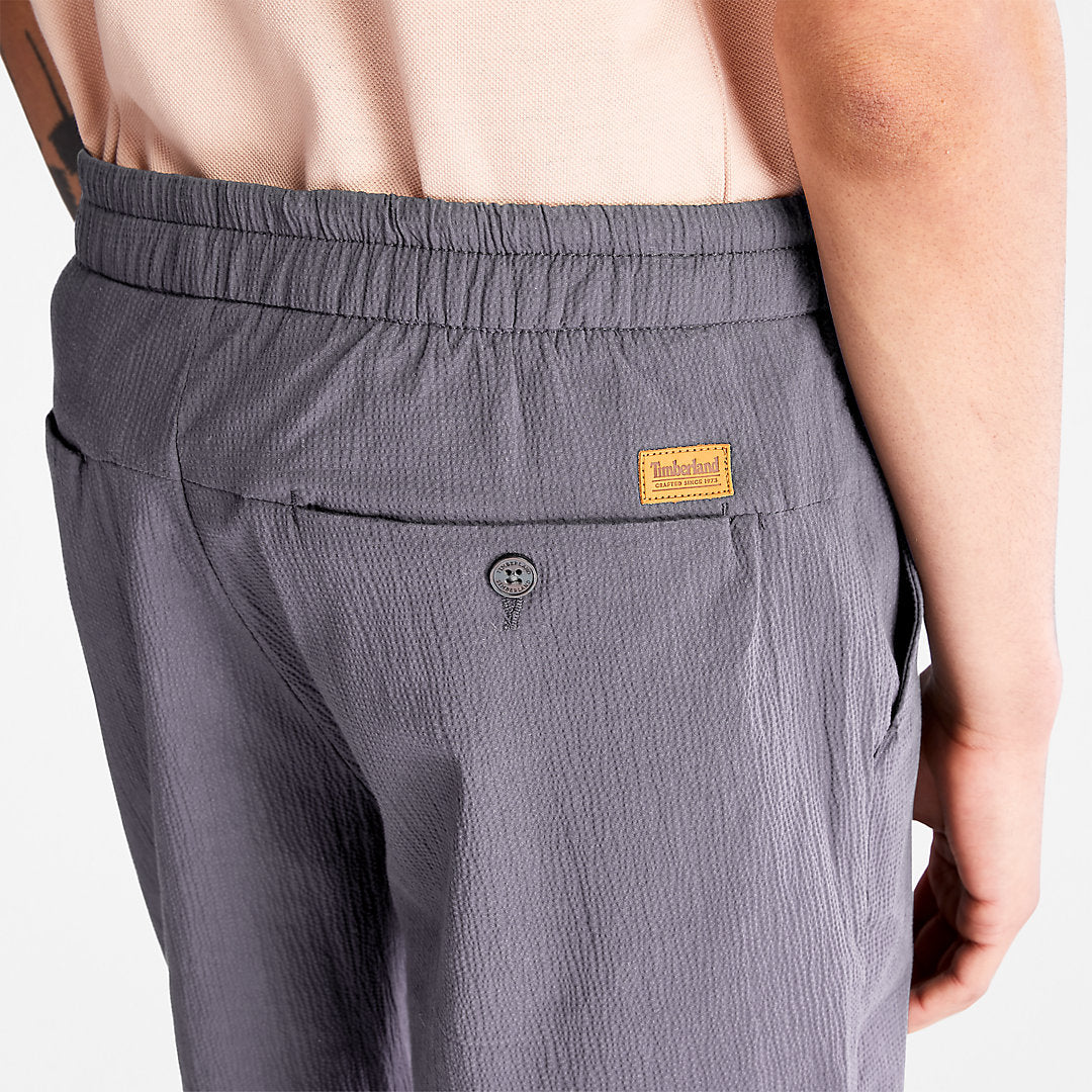 Mens Timberland Squam Lake Seersucker Shorts for Men in Grey