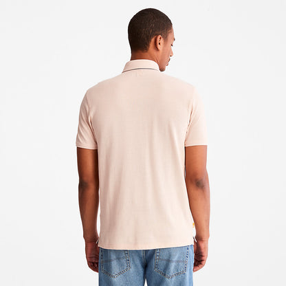 Mens Timberland Baboosic Brook Oxford Polo for Men in Light Pink