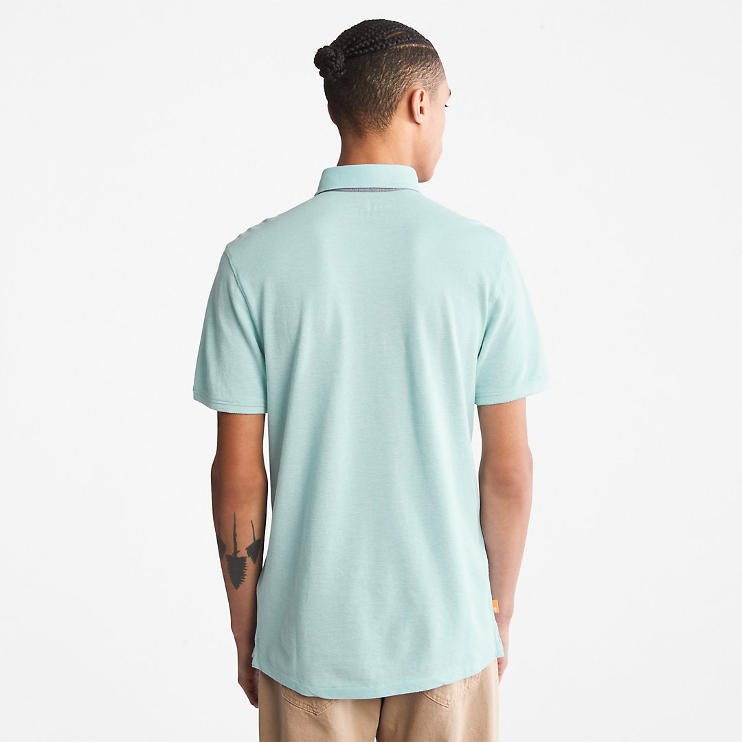 Mens Timberland Baboosic Brook Oxford Polo for Men in Green