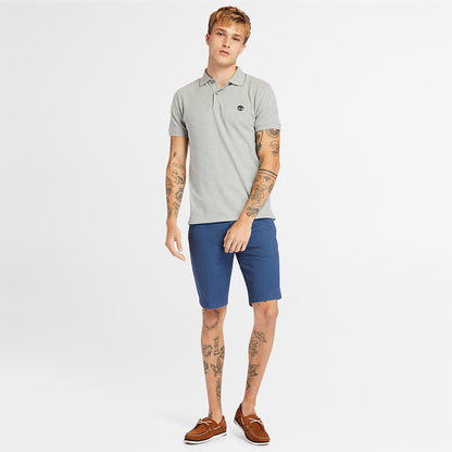 Mens Timberland Merrymeeting River Polo Shirt for Men in Grey