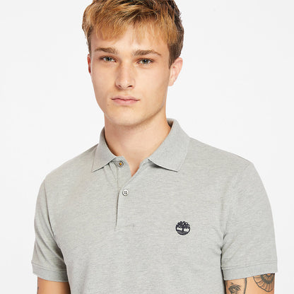Mens Timberland Merrymeeting River Polo Shirt for Men in Grey