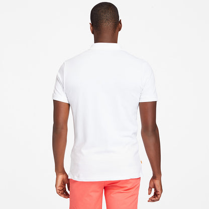Mens Timberland Merrymeeting River Polo Shirt for Men in White