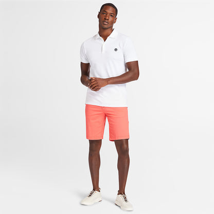 Mens Timberland Merrymeeting River Polo Shirt for Men in White