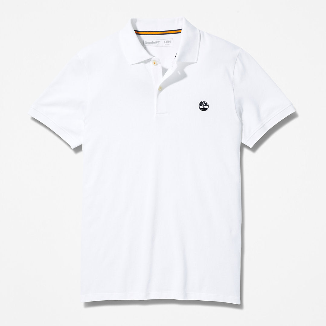 Mens Timberland Merrymeeting River Polo Shirt for Men in White