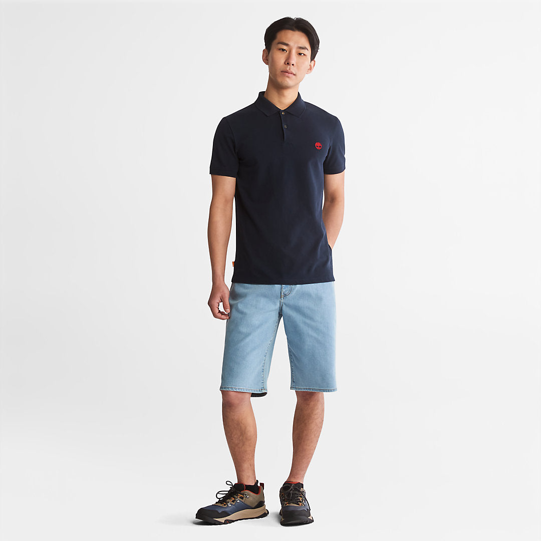 Mens Timberland Merrymeeting River Polo Shirt for Men in Navy