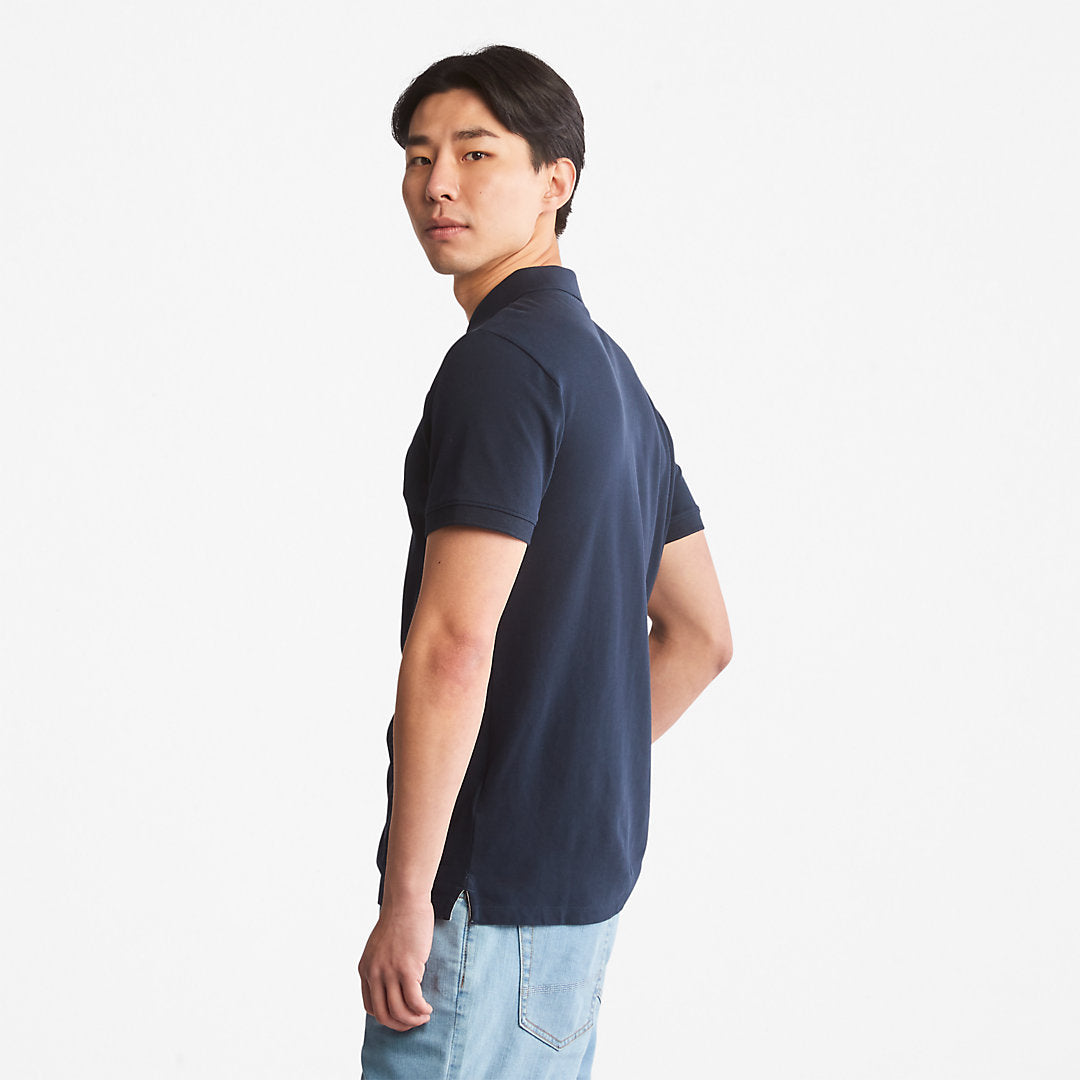 Mens Timberland Merrymeeting River Polo Shirt for Men in Navy