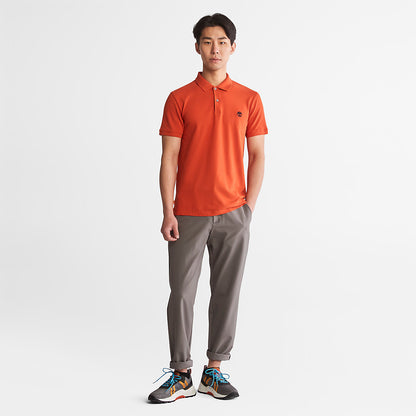 Mens Timberland Merrymeeting River Polo Shirt for Men in Orange