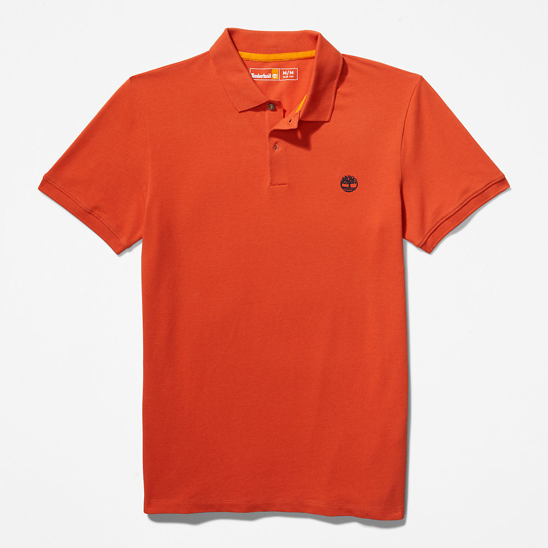 Mens Timberland Merrymeeting River Polo Shirt for Men in Orange