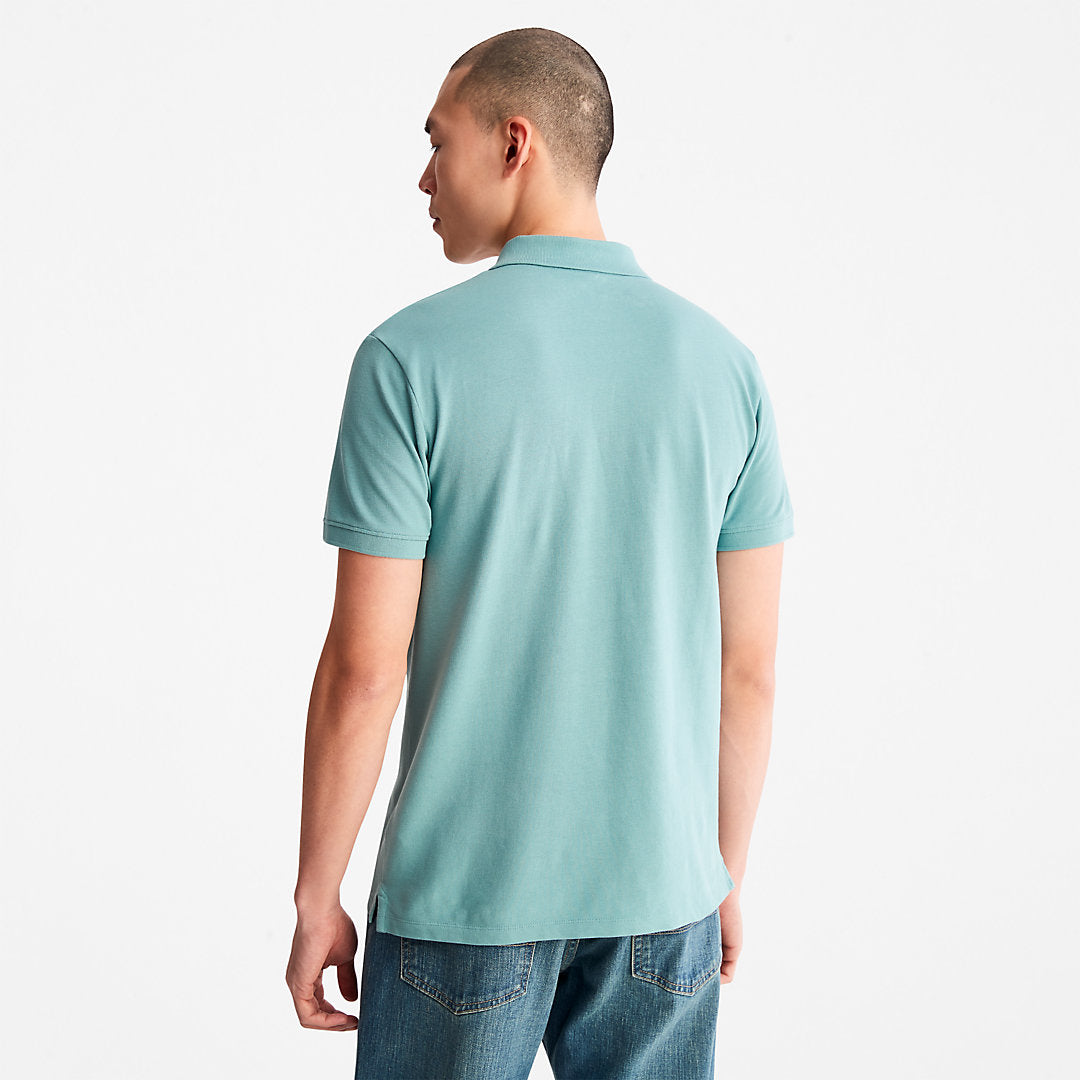 Mens Timberland Merrymeeting River Polo Shirt for Men in Green