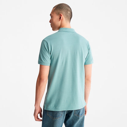 Mens Timberland Merrymeeting River Polo Shirt for Men in Green