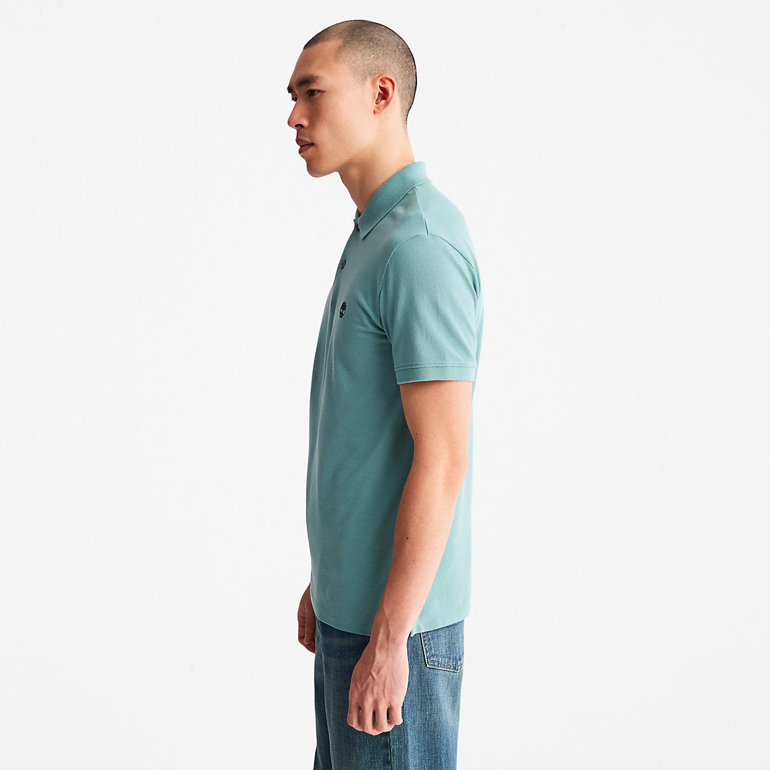 Mens Timberland Merrymeeting River Polo Shirt for Men in Green
