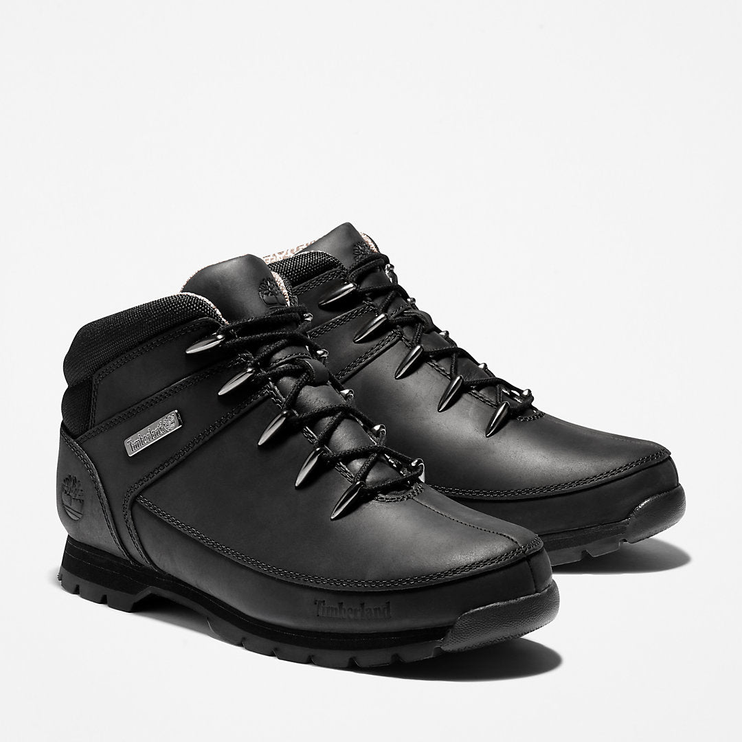 Mens Timberland Euro Sprint Mid Hiker for Men in Monochrome Black