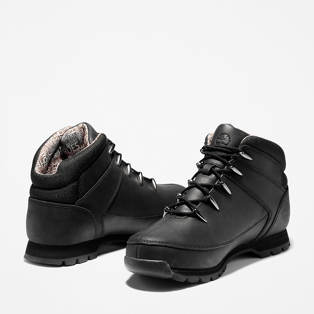 Mens Timberland Euro Sprint Mid Hiker for Men in Monochrome Black