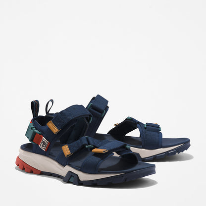 Mens Timberland Garrison Trail Webbing-strap Sandal for Men in Navy