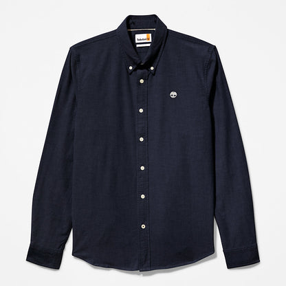 Mens Timberland Pleasant River Slim Oxford Shirt for Men in Navy
