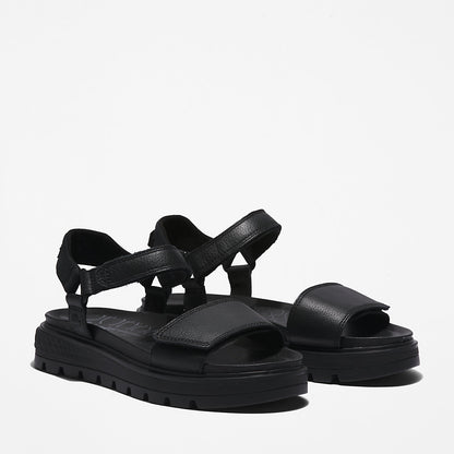 Womens Timberland Ray City Ankle Strap Sandal for Women in Black