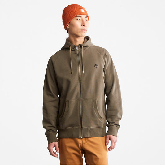 Mens Timberland Exeter River Hoodie for Men in Dark Green