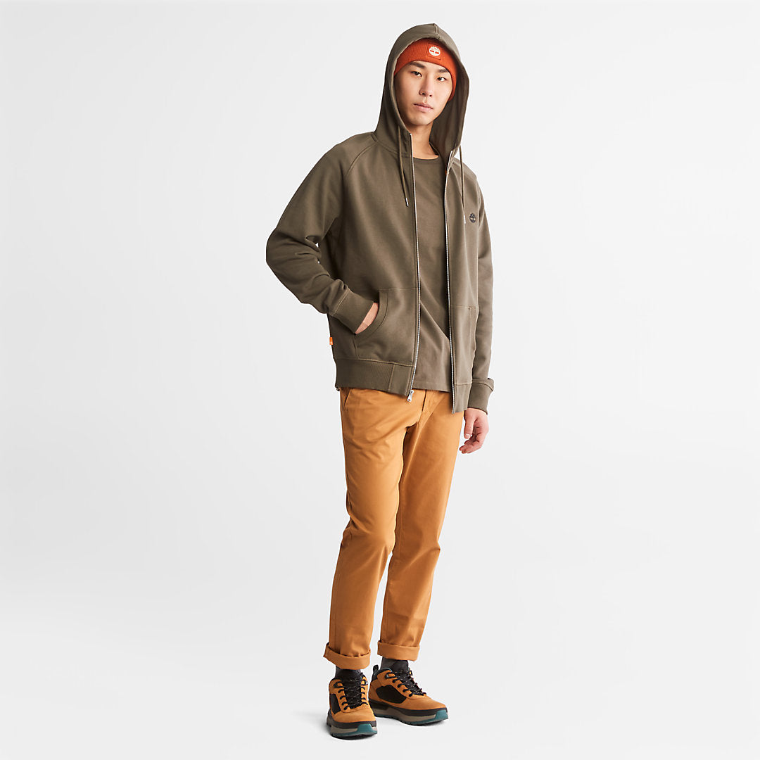 Mens Timberland Exeter River Hoodie for Men in Dark Green