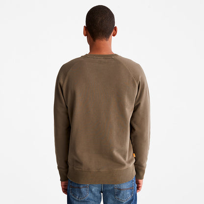 Mens Timberland Exeter River Sweatshirt for Men in Dark Green