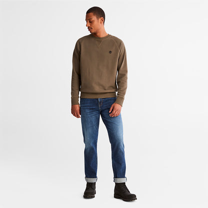 Mens Timberland Exeter River Sweatshirt for Men in Dark Green