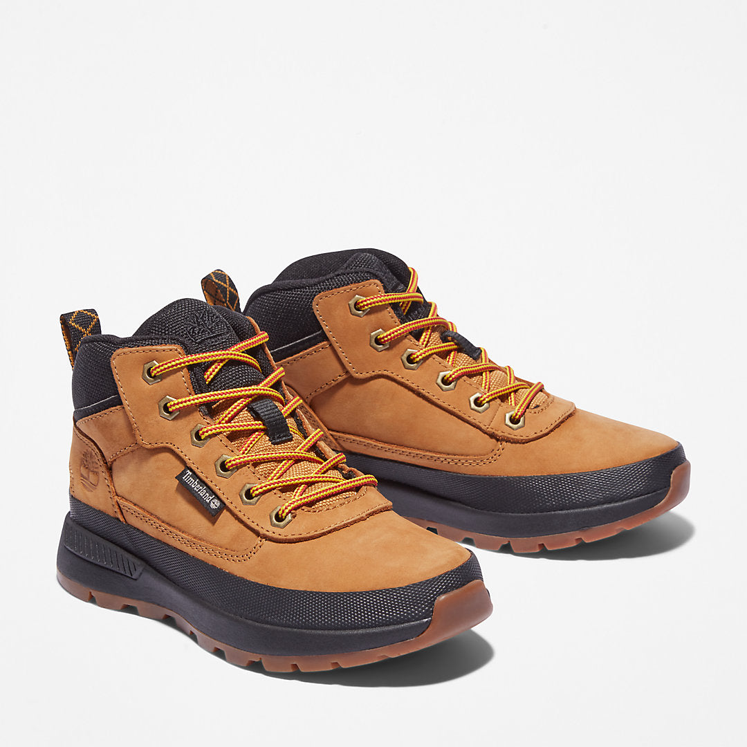 Kids Timberland Field Trekker Hiking Boot for Youth in Yellow
