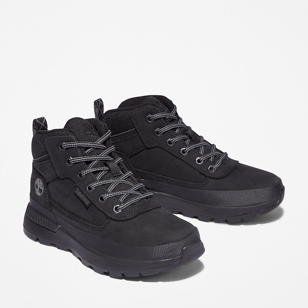 Kids Timberland Field Trekker Hiking Boot for Youth in Black