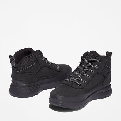 Kids Timberland Field Trekker Hiking Boot for Youth in Black