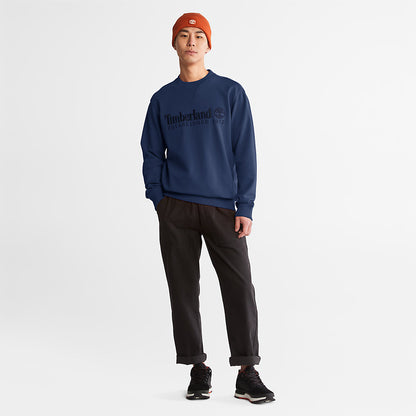 Mens Timberland Outdoor Heritage Crewneck Sweatshirt for Men in Navy
